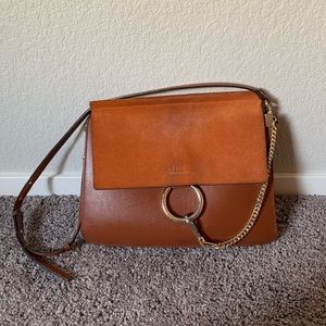 CHLOE FAYE PURSE IN CLASSIC TOBACCO